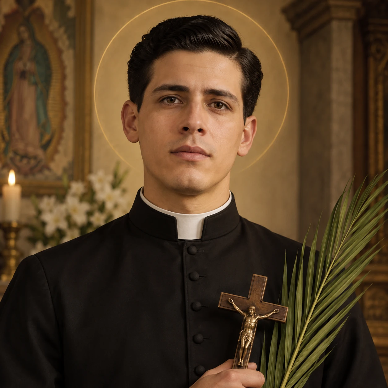 Retrato devocional de Santo Toribio Romo