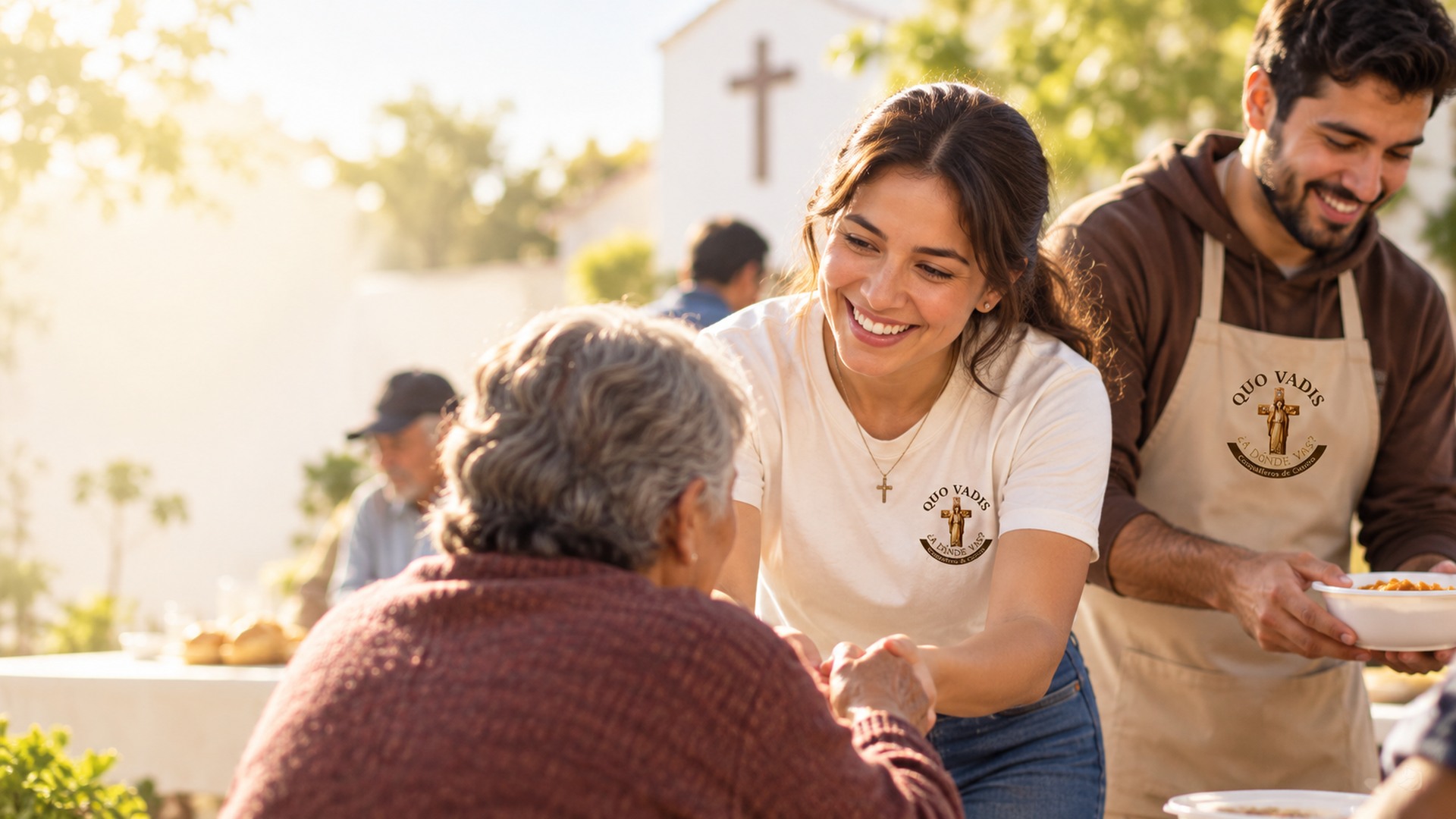 Personas acompañándose con solidaridad y esperanza